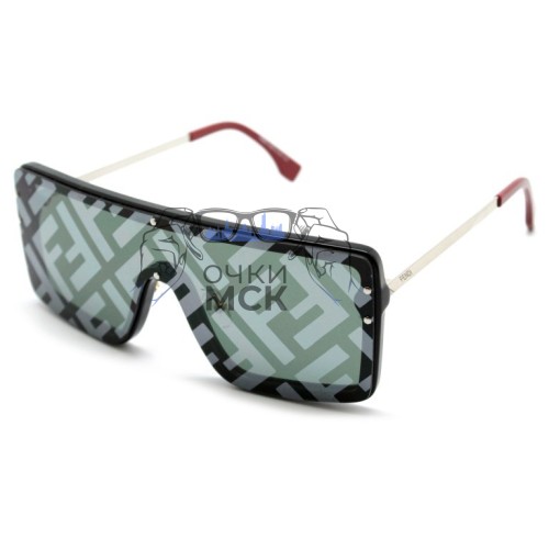 Очки Fendi FFM 0046 Зеленые солнцезащитные женские оригинал