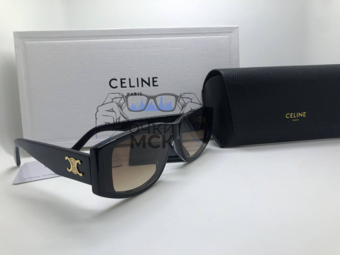Очки Celine Black/Brown солнцезащитные женские оригинал