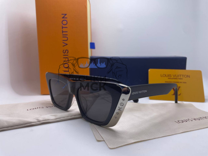 Очки Louis Vuitton Gold/Black/Black солнцезащитные женские оригинал