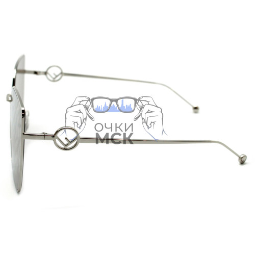 Очки Fendi F is Fendi FF 0323 Logo C2 Светло-коричневый градиент солнцезащитные женские оригинал