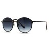 Очки Ray Ban RB3574N Blaze Round Тёмно-серый градиент солнцезащитные унисекс женские мужские оригинал