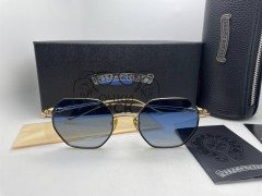 Очки Chrome Hearts Octa Gold/Dark Grey